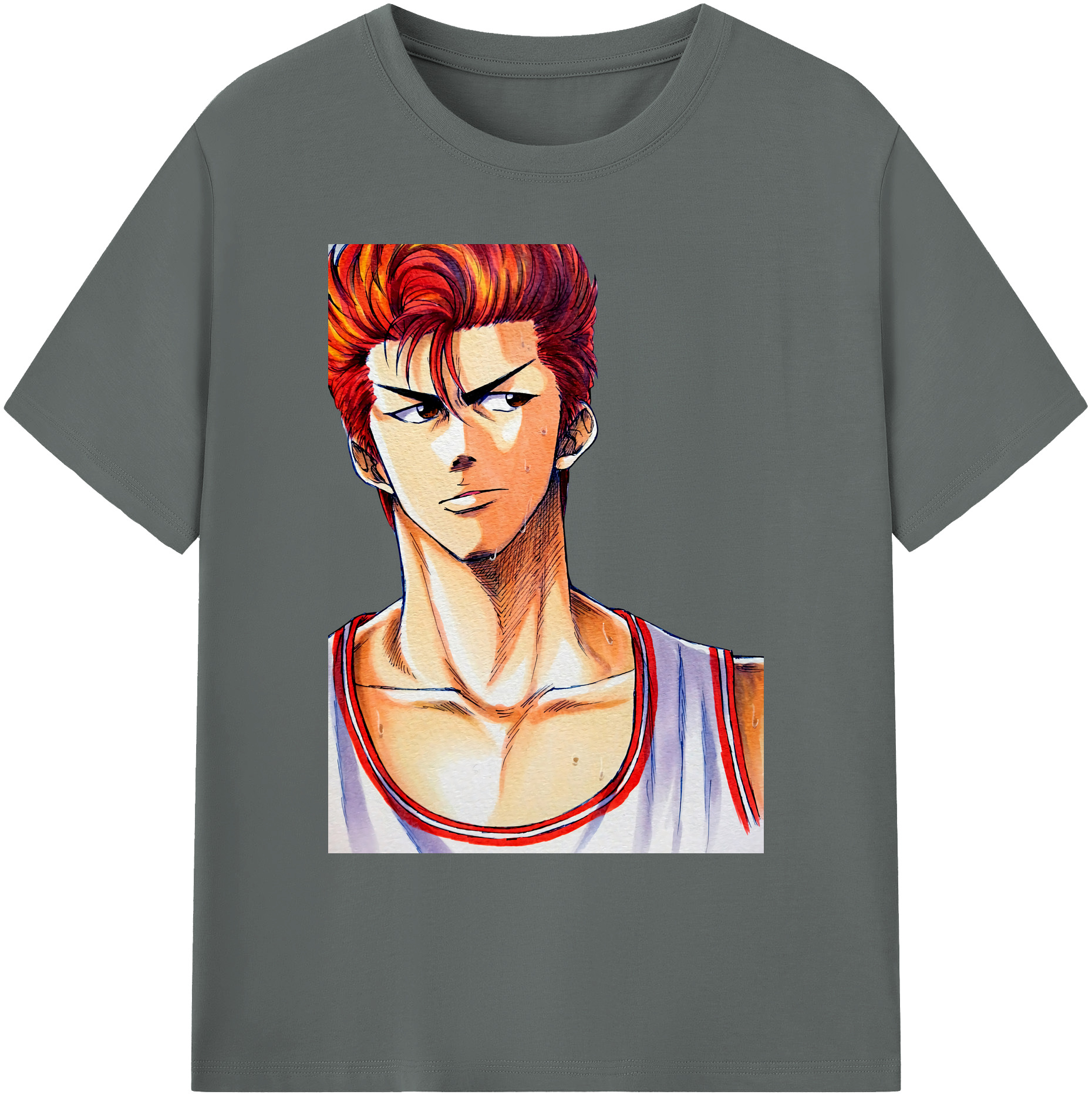 （画像用） SLAM DUNK／スラムダンク 綿100％ メンズ半袖Tシャツ｜肌触りやわらか＆通気性